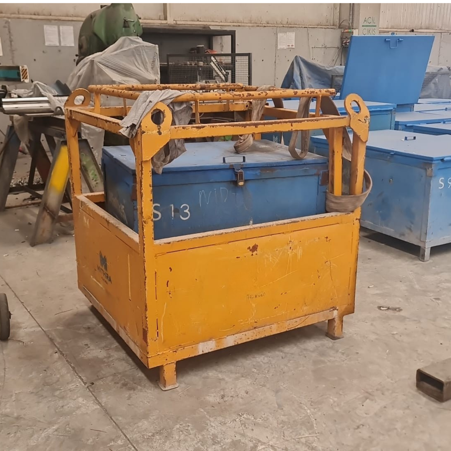 Gabbia di sollevamento in metallo certificata CE